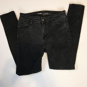 Old Navy Distressed Sculpt Skinny Jean Black